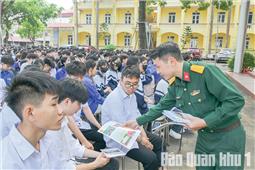 Đẩy mạnh tuyên truyền, tư vấn, hướng nghiệp tuyển sinh quân sự
