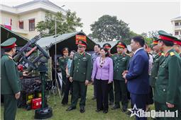 Tự hào truyền thống anh hùng, xây dựng lực lượng vũ trang Quân khu 1 vững mạnh, hoàn thành xuất sắc mọi nhiệm vụ