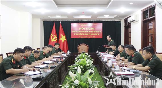 Đoàn kiểm tra số 555 làm việc với Đảng ủy, UBKT Đảng ủy Cục Chính trị