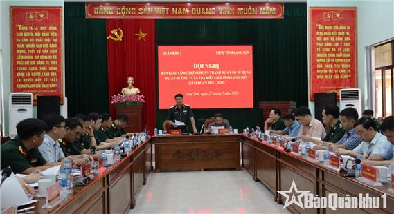 Bàn giao, đưa vào sử dụng dự án Đường tuần tra biên giới tỉnh Lạng Sơn giai đoạn 2021-2025
