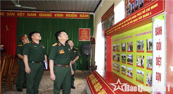 Quân khu kiểm tra kết quả xây dựng đơn vị vững mạnh toàn diện “mẫu mực, tiêu biểu” tại Sư đoàn 3