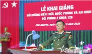 Trường Quân sự Quân khu khai giảng lớp bồi dưỡng kiến thức quốc phòng an ninh đối tượng 2, khóa 128