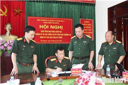 Đoàn kiểm tra số 55, Ban Thường vụ Đảng ủy Quân khu kiểm tra Đảng ủy Cục Hậu cần - Kỹ thuật