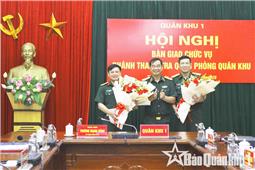 Bàn giao chức vụ Chánh Thanh tra Quốc phòng Quân khu