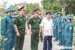 “4 tốt” ở chi bộ quân sự cấp xã