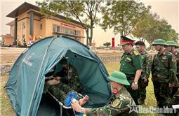 Chủ động phòng, chống say nắng, say nóng bảo đảm sức khỏe bộ đội