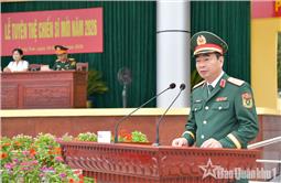 Trung tướng Trương Mạnh Dũng, Tư lệnh Quân khu 1 dự Lễ tuyên thệ chiến sĩ mới tại Trung đoàn 12, Sư đoàn 3