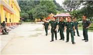 Kiểm tra công tác chuẩn bị tham gia Hội thi “Doanh trại chính quy, xanh, sạch, đẹp” Trung đoàn bộ binh đủ quân