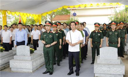 Bắc Ninh rút kinh nghiệm làm trước công tác lấy mẫu hài cốt liệt sĩ tại phường Tiền Phong
