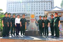 Thượng tướng Trương Thiên Tô kiểm tra công tác Đảng, công tác chính trị tại các đơn vị LLVT tỉnh Lạng Sơn