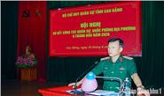 Bộ CHQS tỉnh Cao Bằng sơ kết nhiệm vụ quân sự, quốc phòng địa phương 6 tháng đầu năm, triển khai nhiệm vụ 6 tháng cuối năm 2026