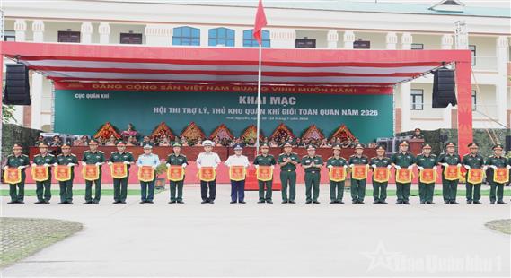 Nâng cao năng lực chuyên môn, chuẩn hóa đội ngũ trợ lý, thủ kho quân khí toàn quân