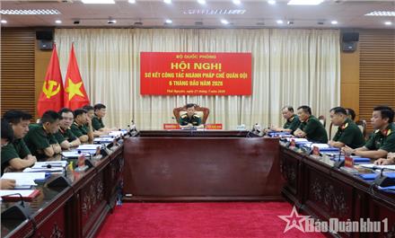 Bộ Quốc phòng tổ chức Hội nghị sơ kết công tác ngành Pháp chế Quân đội 6 tháng đầu năm 2026