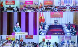 Quân khu tham gia hội nghị sơ kết Công tác Hội nhập quốc tế và đối ngoại quốc phòng