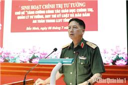 Tăng cường giáo dục chính trị, quản lý tư tưởng và duy trì kỷ luật