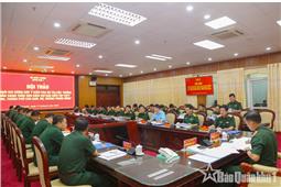 Quân khu góp ý xây dựng tài liệu hướng dẫn soạn thảo văn kiện chỉ đạo diễn tập khu vực phòng thủ
