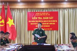 Đảng ủy Quân khu kiểm tra, giám sát về công tác cán bộ đối với Đảng ủy Lữ đoàn Thông tin 601