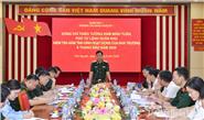 Thiếu tướng Đàm Minh Tuân kiểm tra kết quả thực hiện nhiệm vụ tại Trường Cao đẳng nghề số 1