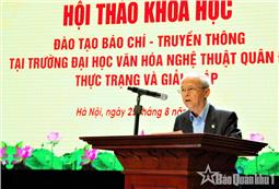  Hội thảo khoa học về thực trạng, giải pháp đào tạo Báo chí - Truyền thông