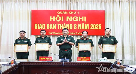 Quân khu triển khai nhiệm vụ trọng tâm tháng 9-2026