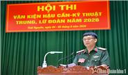 Quân khu 1 tổ chức hội thi văn kiện hậu cần – kỹ thuật trung, lữ đoàn năm 2026