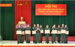 Quân khu 1 bế mạc Hội thi văn kiện hậu cần – kỹ thuật trung, lữ đoàn năm 2026