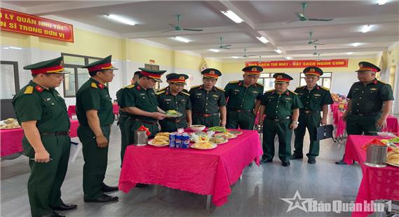 Cục Hậu cần-Kỹ thuật kiểm tra công tác bảo đảm ăn thêm dịp Quốc khánh năm 2026