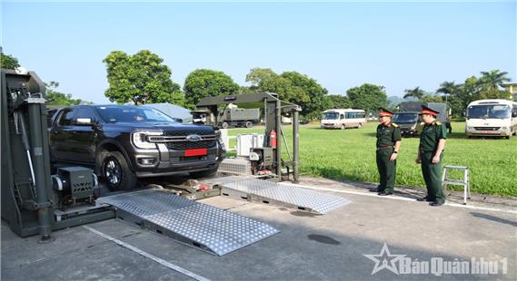 Sư đoàn 346: 100% xe ô tô quân sự được kiểm định đạt tiêu chuẩn