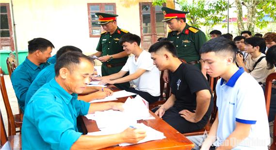 Phú Bình nâng cao chất lượng nguồn tuyển nghĩa vụ quân sự