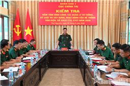 Cục Chính trị kiểm tra công tác quản lý tư tưởng, kỷ luật tại Trung đoàn 246