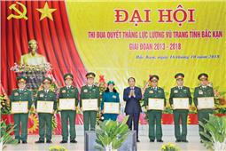 Thi đua hoàn thành tốt nhiệm vụ  quốc phòng, quân sự địa phương